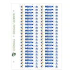 Shelf ID Adhesive Sticker Sheets