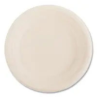 Boardwalk BWKPLATEWF6NPFA Boardwalk®Bagasse PFAS-Free Dinnerware, Plate, 6″ dia,
