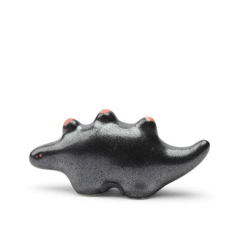 Chopstick Rest Stegosaurus Black Red