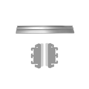 KTPPFBR36SIL - 36" Paper Flow Tool Bar with Clips