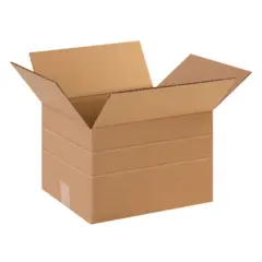 12 X 10 X 8 ECT32 MULTI DEPTH CORRUGATED BOXES 25/BD  MD12108