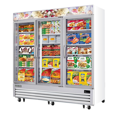 Everest EMGF69 Merchandising Freezer 3 Glass Doors, 230v, NSF - 69 cu. ft.