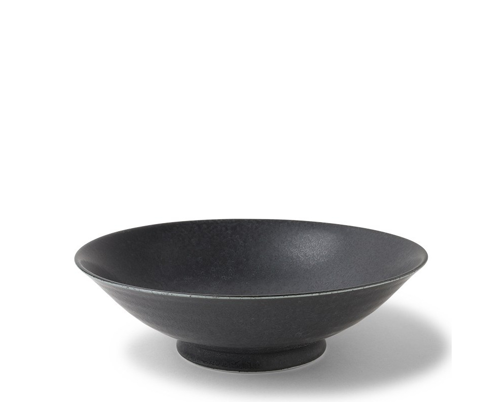 Black Cosmos Serving Bowl 9-3/4" 