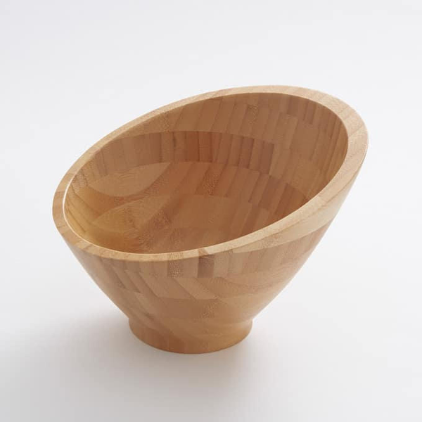 Angled Bamboo Bowls