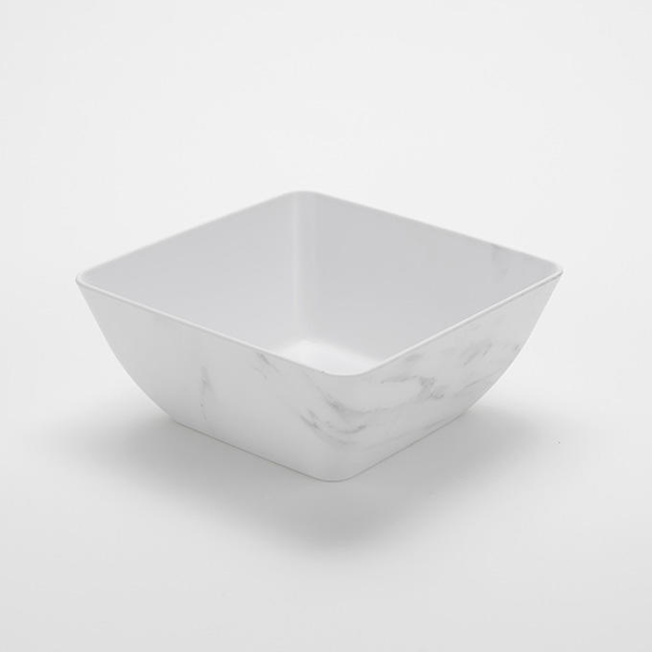 White Marble Melamine Bowls