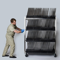 Cook's 630-5420S 54 In Wide Sheet Pan Vented Tray Drying Rack 