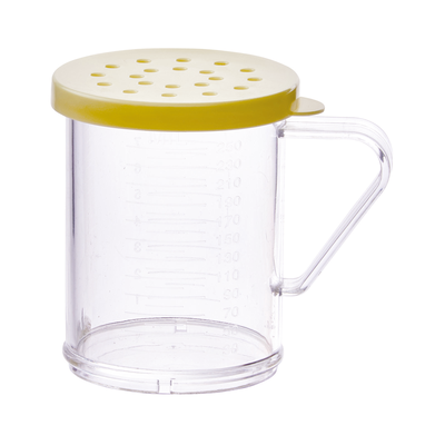 Winco PDG-10Y 10 Oz. Shaker/Dredge