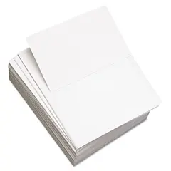 8.5 X 11 24 LB 92 BRIGHT WILLCOPY LASER, PERF'D AT 5.5", 2500/CS   451055