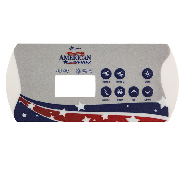 Dynasty K85 7-Button American Logo Overlay 14231