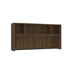 PL144OH 71" OPEN HUTCH - MODERN WALNUT