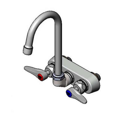 T&S Brass B-1146-02A-CR Workboard Faucet Wall Mount