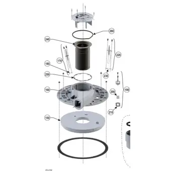 Burner, gasket, hardware