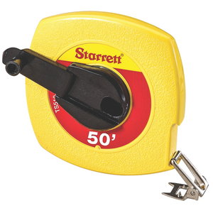 STARRETT KTS510-50-N Starrett 3/8'' x 50' English Long Steel Tape