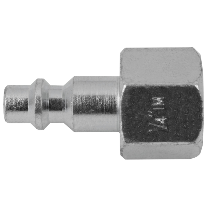 Industrial Steel Air Plug (1/4" Plug, 3/8" Female NPT) Bulk Packed