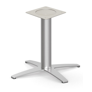 PLTXB2319BRU- 4-Prong 19"H Brushed Metal Base (for 24" tops)