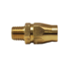 Polyurethane Brass Hose End (5/16" Barb, 1/4" Male NPT) Bulk Packed