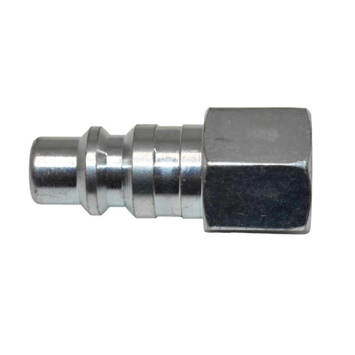 Industrial Steel Air Plug (3/8" Plug, 3/8" Female NPT) Bulk Packed