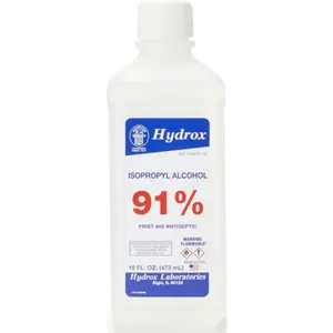 Isopropyl Alcohol 91% 16oz Hydrox D0042