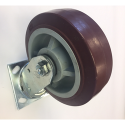Caster 6X2 Maroon (Treadless)
