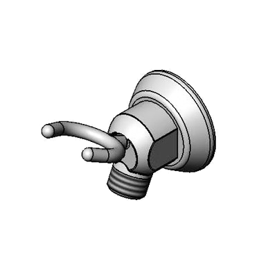 T&S Brass B-0104-A Wall Hook 3/8" NPT Male Outlet