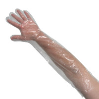 FSE 630-525 Elbow Length Poly Disposable Gloves