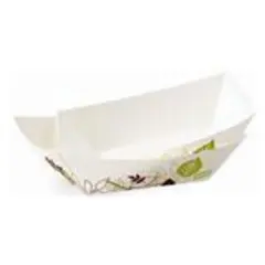 3 LB POLY COATED PAPER FOOD TRAY, RED CHECK 8.38 X 5.81 X 2.09, 250/PK 500/CS 0425