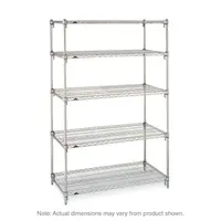 Metro 5A567C Super Adjustable Super Erecta Starter Shelving Unit 60"W X 24"D X 7