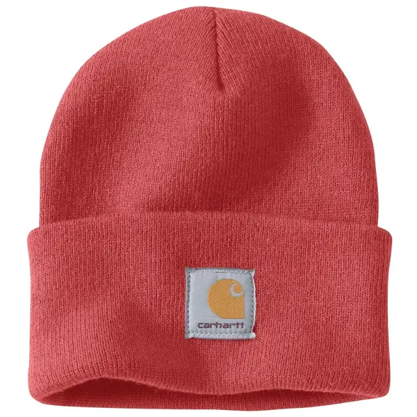 CARHARTT A18 - Knit Cuffed Toque - Deep Fire Coral