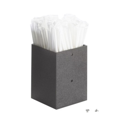 Cal-Mil 787-13 4-1/4"W x 4-1/4"D x 6"H Classic Straw Holder