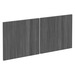  PL44LD - PAIR LAMINATE HUTCH DOORS - Coastal Gray