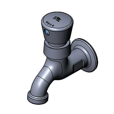 T&S Brass B-0700-01 Single Sink Faucet Single Hole Base
