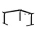 PLTECAB6078E3S3MLWF DELUXE ELECTRIC HEIGHT ADJUSTABLE CORNER TABLE BASE - BLACK