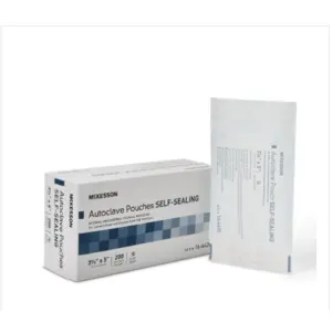 Sterilization Pouch EO 200/bx gas/steam 3.5x5 16-6420