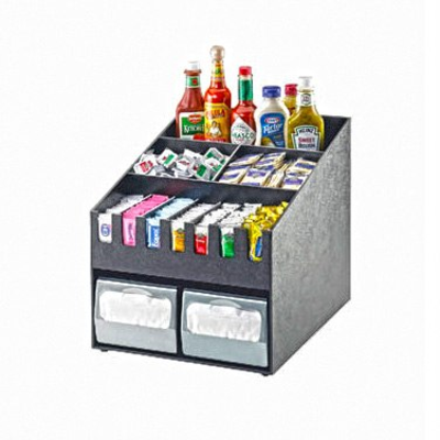Cal-Mil 2044 16"W x 19-1/4" x 16-3/4"H Classic Condiment Organizer