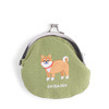 Coin Purse Shiba Inu Green