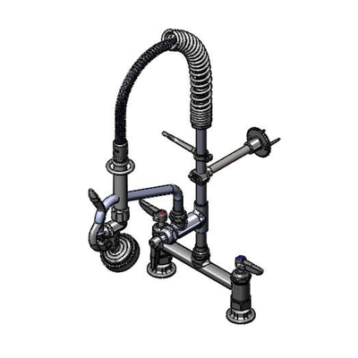 T&S Brass MPX-8DLN-08-CR Mini Pre-Rinse Unit 8" Deck Mount