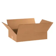 20 X 12 X 4" FLAT CORRUGATED BOXES 25/BD