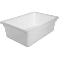 Carlisle 1064202 12.5 Gal. White Food Storage Box, 18" X 26" X 9" PC642