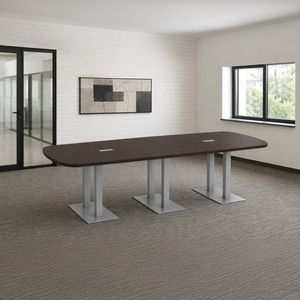 PALAR7637N - 10ft. Arena Conference Table with Brushed Palmer Base