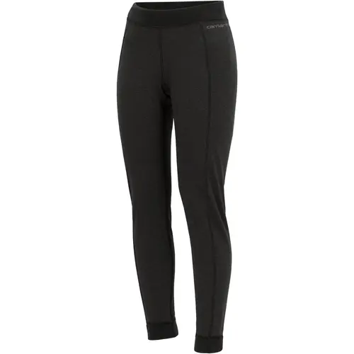 CARHARTT UH0182-W - Woman's Force Heavyweight Synthetic Wool-Blend Fleece Bottom - Black Heather