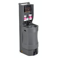 Cambro MHWS18PER100 Customizable 18 Gal. Mobile Handwash Station