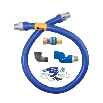 Dormont Manufacturing 16100BPQSR36BX Dormont Blue Hose Moveable Gas Connector Hose Assembly 1" Dia.