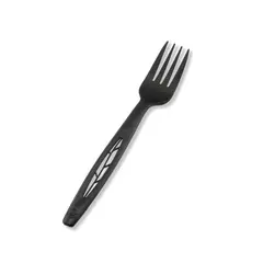 BLACK HEAVY WEIGHT COMPOSTABLE FORK JAYA STALK MARKET, 1000/CS  CPLA-002-B
