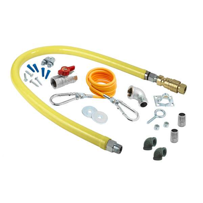 T&S Brass HG-4C-60K-FF Safe-T-Link Gas Connector Hose 1/2" Connection