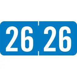 Tab Compatible Yearcode 91200 Label Rolls