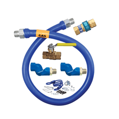 Dormont Manufacturing 1650KIT2S24 Dormont Blue Hose Moveable Gas Connector Kit 1/2" Dia.