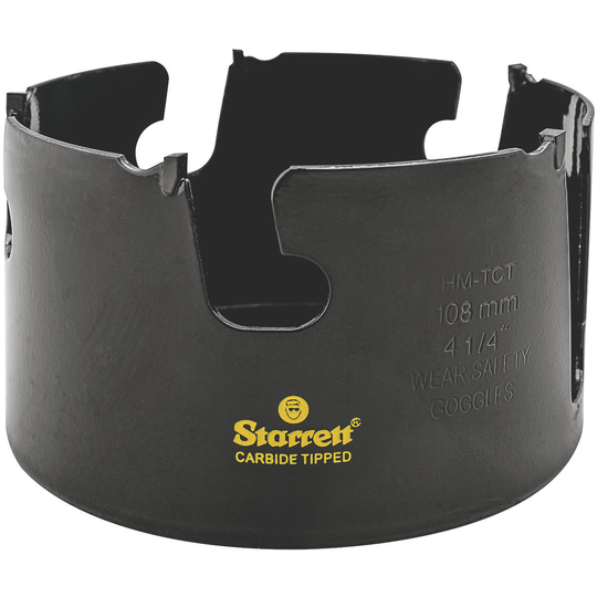 STARRETT MPH0414 4-1/4'' (108mm) Carbide Tipped Multi-Purpose Hole Saw