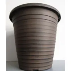TVI Round Ribbed Planter 14"