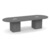 10' Classic Racetrack Conference Table with Cube Base - Newport Gray
