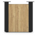 PL389ELPCENTP1 ACCENT CENTER BASE PANEL- Aspen with Black